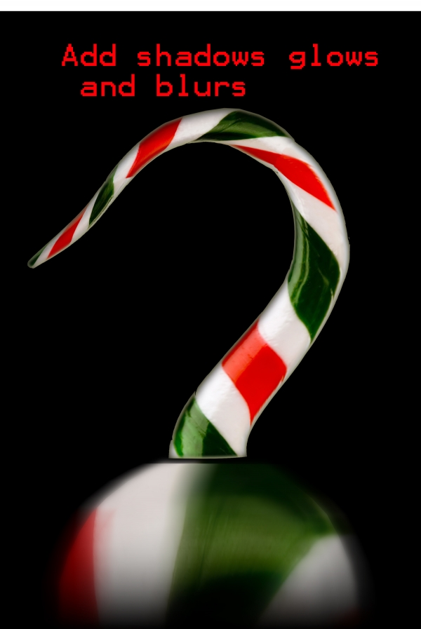 Creation of candy hook: Step 3